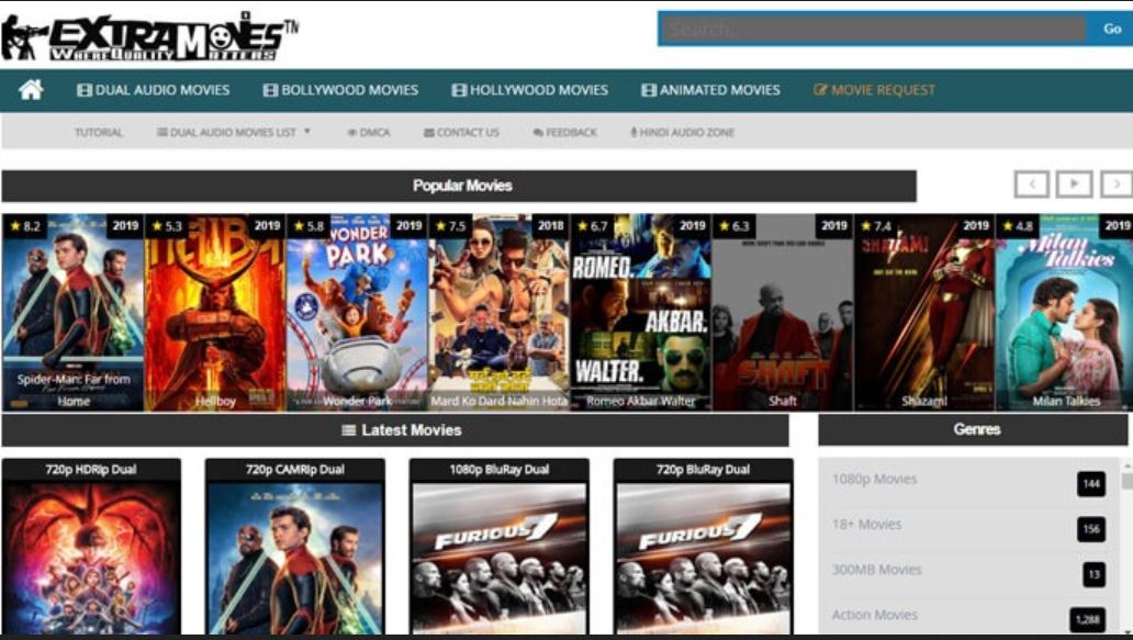Extramovies: The website to download entertaining content